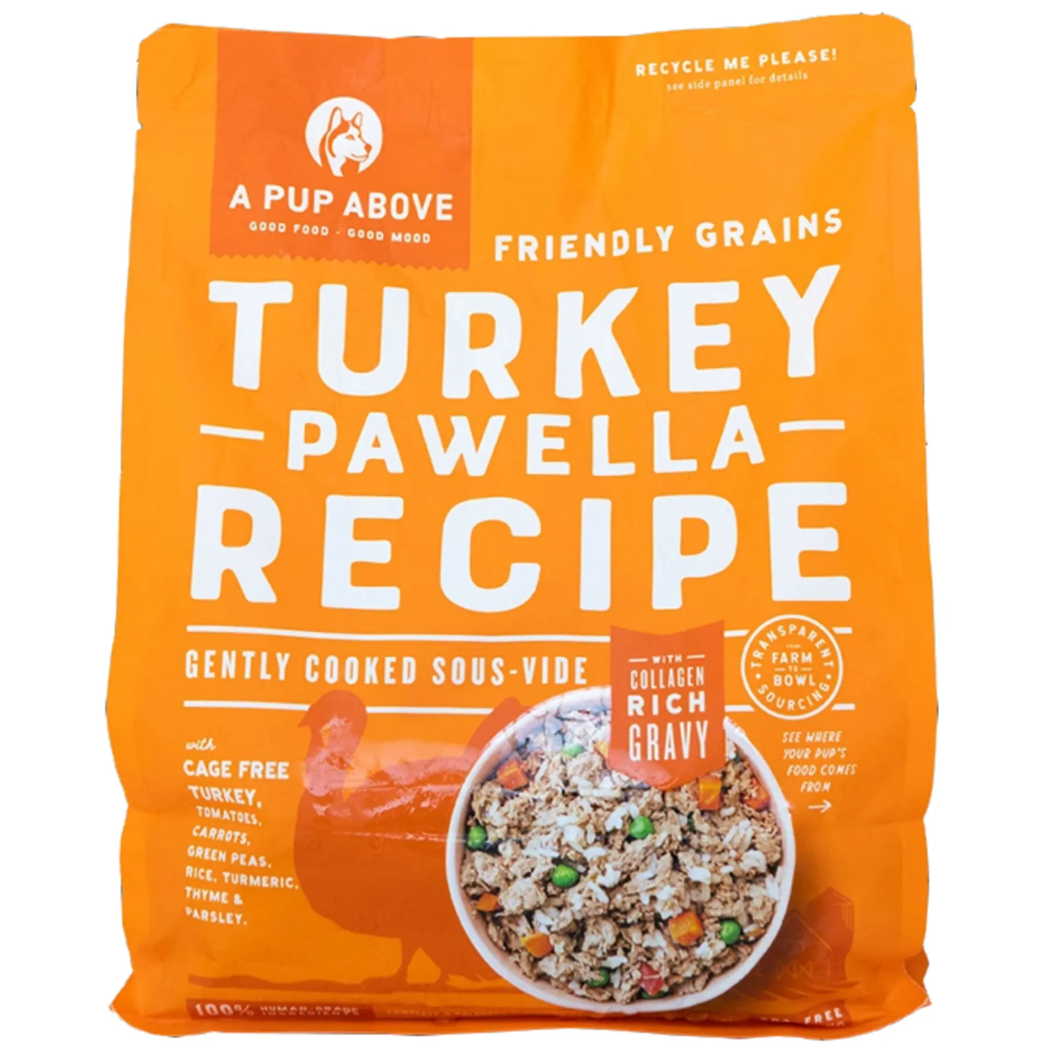 A Pup Above Gently Cooked Dog Turkey 3 lbs