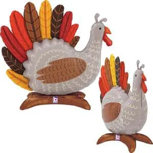 Air-Filled Stand Up Turkey Balloon, 29" | 1ct