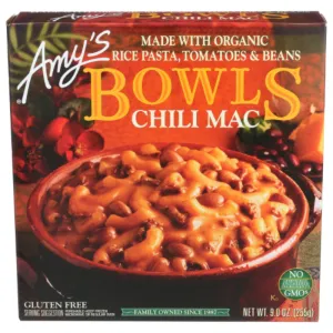 Amy's - Bowl Chili Rice Mac N Organic, 9 Oz - Pack Of 12