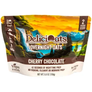 Cherry Chocolate Overnight Oats by DeliciOats™