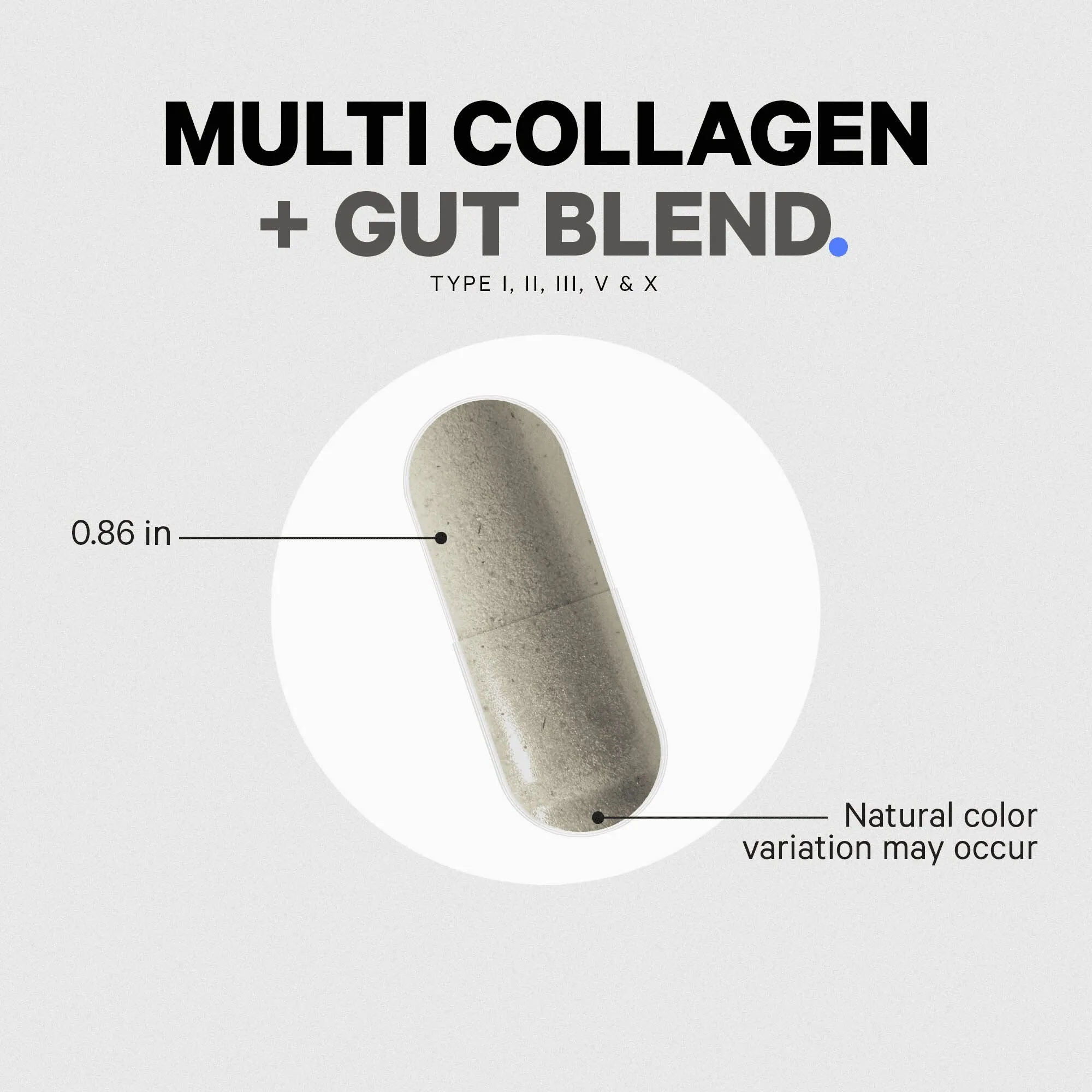Codeage Multi Collagen Capsules   Gut Health Blend