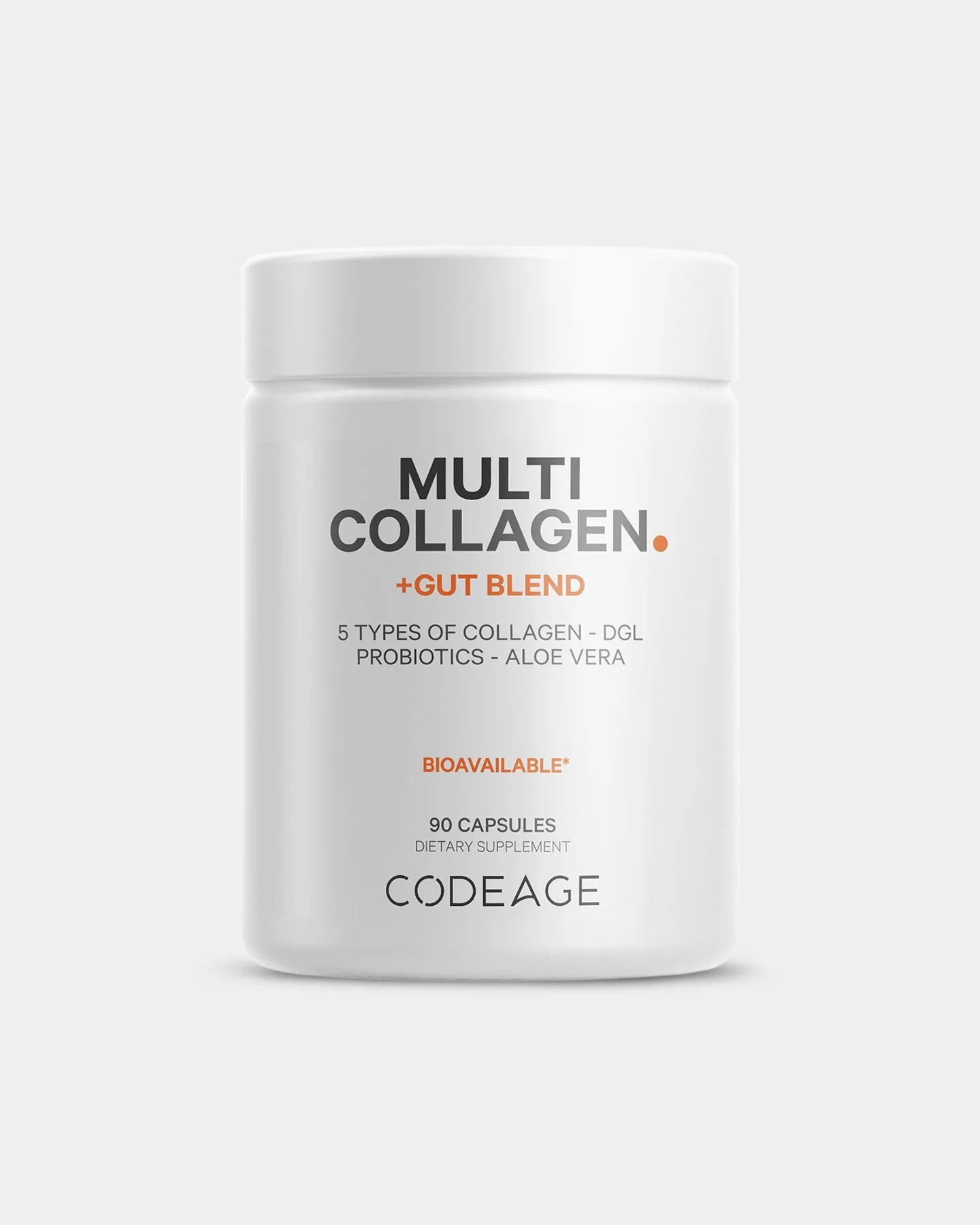 Codeage Multi Collagen Capsules   Gut Health Blend