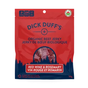 Dick Duff's Organic Beef Jerky - Red WIne & Rosemary