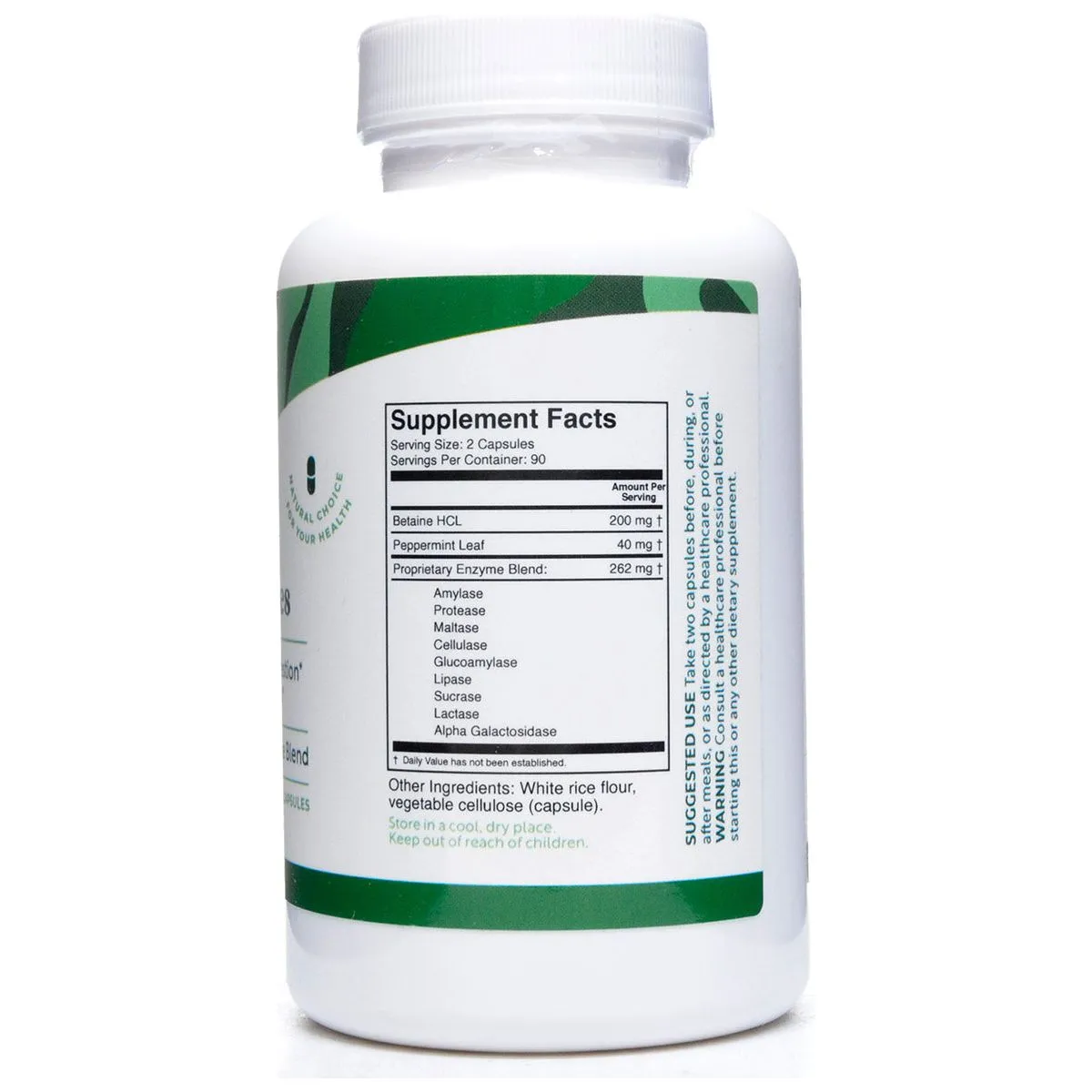 Digestive Enzymes 180 veg caps by BioActive Nutrients
