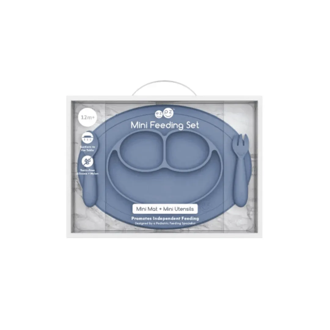 EZPZ Mini Feeding Set indigo