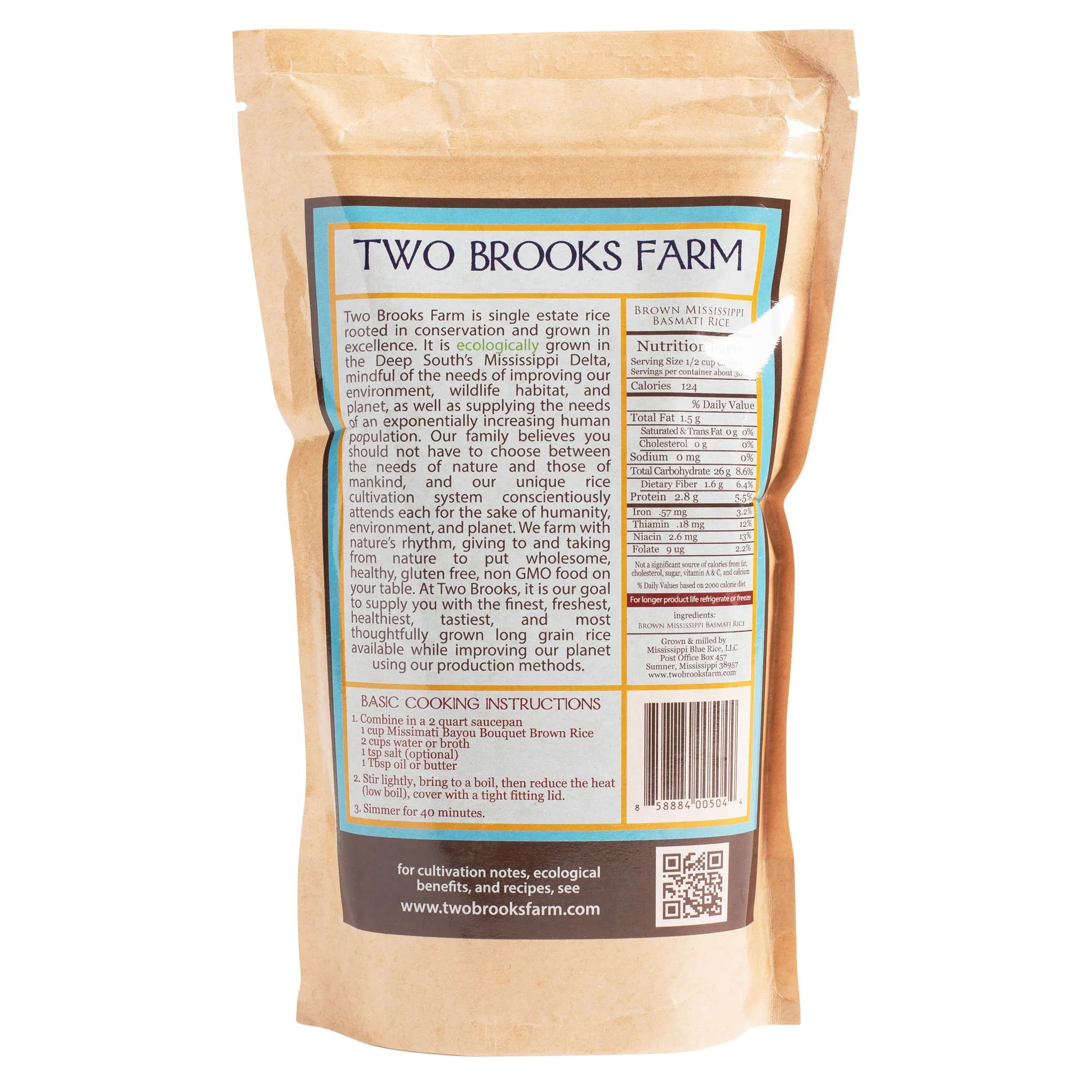 Missimati Bayou Bouquet Brown Basmati Rice