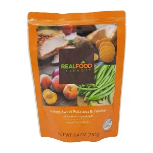 Real Food Blends™ Turkey, Sweet Potatoes & Peaches Ready to Use Tube Feeding Formula, 9.4 oz. Pouch