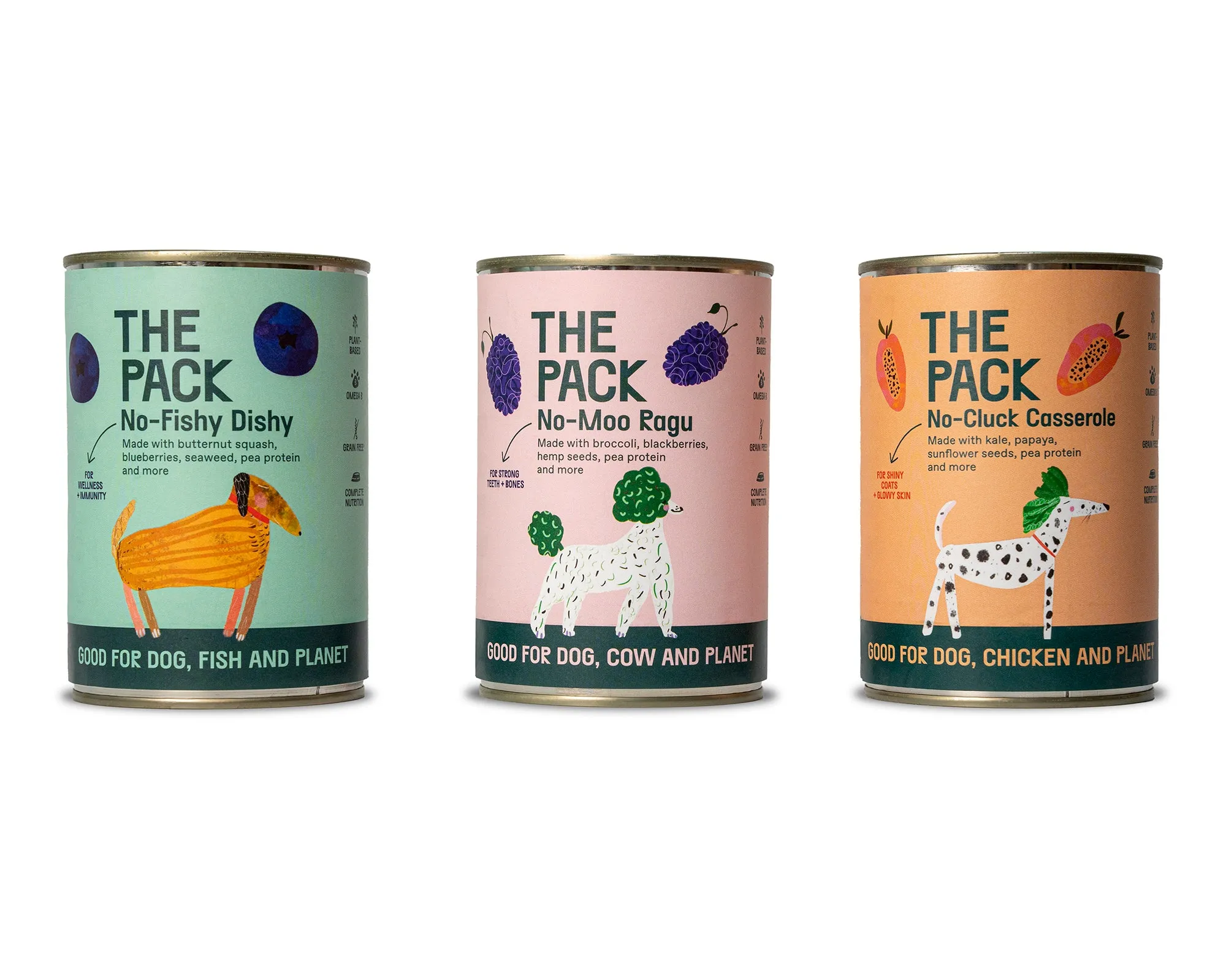 THE PACK No Fishy Dishy 375g Wet Dog Food