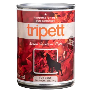 Tripett Green Venison Tripe GF Canned Dog Food (13.2oz)